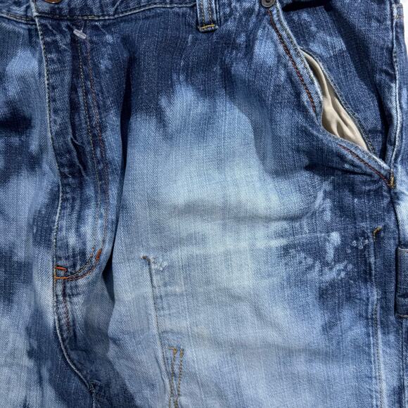 Men's Sean Johns Baggy Jorts Inner Pockets Jesse Pinkman Acid Wash Size 40 - Picture 5 of 9